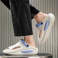 thumbnail image 3 of Men's Shower Slippers Bathroom Sandals Non Slip Pillowcases Beach Sandals Easy To Clean, 3 of 5