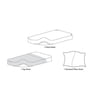 American Baby Company Percale 3 Piece Toddler Sheet Set, Lavender with white Dots