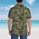 thumbnail image 4 of Balery Green Snake Skin Camisas hawaianas de manga corta para hombre, camisas playeras de corte holgado, camisas de vacaciones con botones,X-Large, 4 of 7