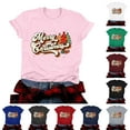 thumbnail image 5 of idosla Christmas Shirts Women Christmas Tree T Shirt: Merry Christmas Vacation Tees Xmas Tops (Red, M), 5 of 8