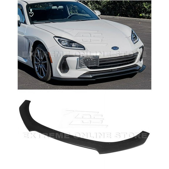 Replacement For 2022-Present Subaru BRZ Models | JDM Chargespeed CS Style ABS Plastic - Matte Black Front Bumper Lip Splitter