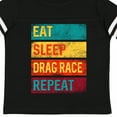 thumbnail image 4 of Inktastic Drag Racing Eat Sleep Drag Race Repeat Boys or Girls Toddler T-Shirt, 4 of 5