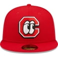 thumbnail image 2 of Men's New Era Red Chattanooga Lookouts Authentic Collection Team Home 59FIFTY Fitted Hat, 2 of 6