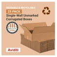 thumbnail image 3 of DyGTyX Shipping Boxes Flat 15"L x 10"W x 4"H, 25-Pack | Corrugated Cardboard Box for Packing, Moving and Storage, 3 of 6
