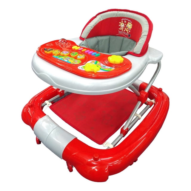 Andadera para Bebés The Baby Shop 1079H2 con Tablero Musical Tapete Rojo -