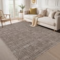 thumbnail image 6 of Memoryfield 8' x 10' Washable Area Rug, Stain-Resistant Low Pile Non Slip Carpet, Floor Mat for Living Room Bedroom Home Office, Brown, 6 of 8