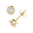thumbnail image 2 of 0.66 Carat Diamond Stud Earrings in 14K Yellow Gold - IGI Certified, 2 of 6