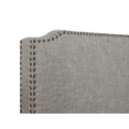 thumbnail image 6 of Leonel Signature Queen Size Upholstered Panel Bed with Nailhead Trim, Multiple Colors, 6 of 7