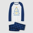 thumbnail image 3 of Merry Chrismukkah Matching Family Pajamas With Dog, Hanukkah Pajama Set, Size NB to Men 6XL, 3 of 7