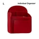 thumbnail image 3 of Bewildely Divisor de aplicaciones amplias para mochila, bolso para almacenamiento versátil, bolsa pequeña con inserto de fieltro de primera Almacenamiento y organización del hogar Rojo l, 3 of 6