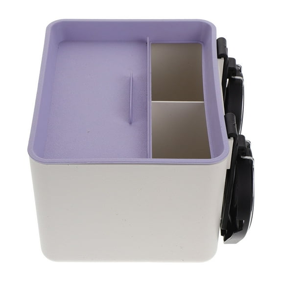 Worgeous Multifunctional Car Tissue Box with Cup Holders for Console Use Made of Durable Plastic Multi Color
