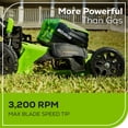 thumbnail image 6 of Pre-Owned Greenworks Walk-Behind Mower 80V Cordless Battery 4-in-1 Self-Propelled 21 Inches, 6 of 12
