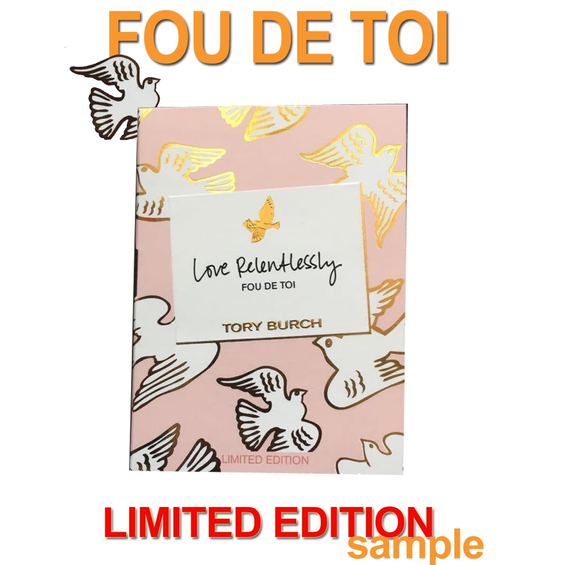 Tory Burch Love Relentlessly EDP  Fou De Toi Sample Size Spray -  Limited Edition 