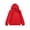 Red, variant on Kids Boys Girls Long Sleeve Hooded Solid Color Drawstring Pullover Hoodies Gym Sports Coffee 140
