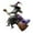 Black, variant on Clearance Sale! Halloween Witch Decoration Halloween Witch Hanging Acrylic 2d Wall Ornament for Home and Car Indoor Holiday Party Decoration
