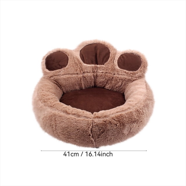 Yhmxh Nidos para gatos con forma de pata de panda, nidos para perros, nidos para mascotas para todas las estaciones, alfombra para mascotas