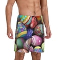 thumbnail image 2 of Sikiie Easter Eggs1 Mens Pajama Shorts, Lightweight Lounge Pant with Pockets Soft Sleep Pj Shorts for MenX-Large, 2 of 6
