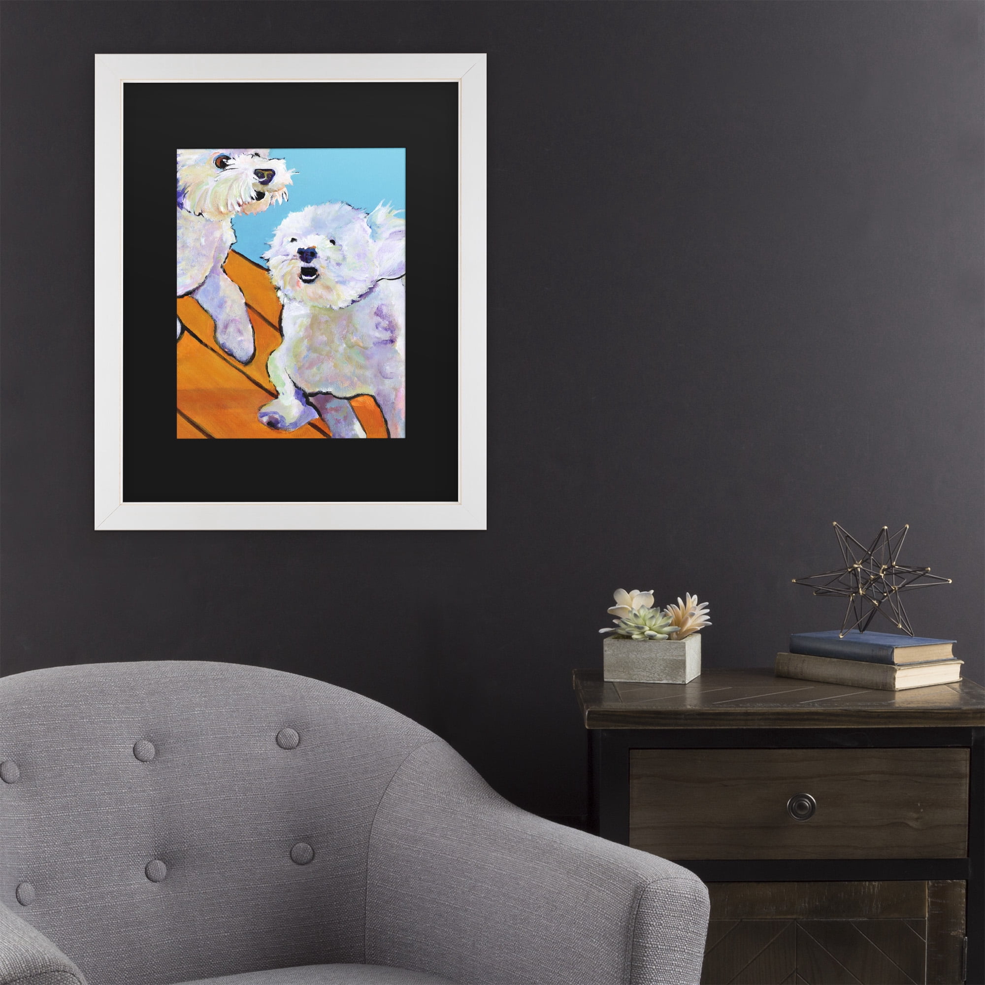 Trademark Fine Art 'Catch Me' Canvas Art by Pat Saunders-White