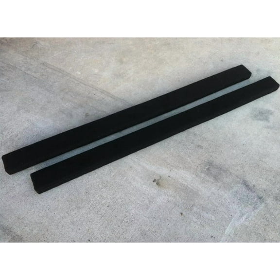 (2) 8' Black PermaBunk Boards - Marine Trailer Runners - 2x4 - HDPE - NO Rot