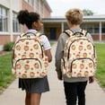 thumbnail image 2 of Yspwyqan Kids Backpack Set, 4 Piece Backpack and Lunch Box Set for Boys Girls, 17 Inch Large Capacity Cute Apple Bear Back to School Travel Daypack for Ages 8-15, 2 of 7