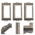 thumbnail image 3 of 24pcs Metal Label Holder Frames Antique Drawer Cabinet Label Frames Label Holder, 3 of 9