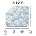 thumbnail image 4 of Summer Daisy Floral Dish Rack Mat for Kitchen Counter Dish Dryer Pad Microfiber Absorbent Foldable Drainer Mat Spring Decor 16x18 Inch, 4 of 7