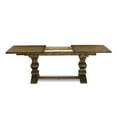 thumbnail image 7 of East West Furniture LADA9-07-T24 9 Piece Dining Table Set Includes a Rectangle Kitchen Table with Butterfly Leaf and 8 Padded Chairs, 42x92 Inch, Distressed Jacobean, 7 of 7