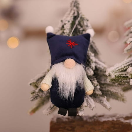

loopsun Wool Cute Gnome Doll Christmas Doll Pendant Creative Christmas Tree Decoration