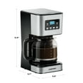 thumbnail image 6 of Chefman 12-Cup Programmable Coffee Maker w/ Digital Display, Auto Shut Off - Stainless Steel, 6 of 6