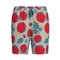 thumbnail image 4 of Wukai Tomato Men’s Short Pajama Pants With Pockets Soft Sleep Pj Shorts for Men-3X-Large, 4 of 6