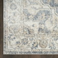 thumbnail image 5 of Nourison Astra Machine Washable Bohemian Grey/Blue 5'3" x 7' Area Rug, (5x7), 5 of 9