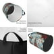 thumbnail image 2 of Balery Red Train Hot Air Balloon Cesta de ropa redonda con asas, impermeable, independiente, para ropa, juguetes, dormitorio y familia-Small, 2 of 6