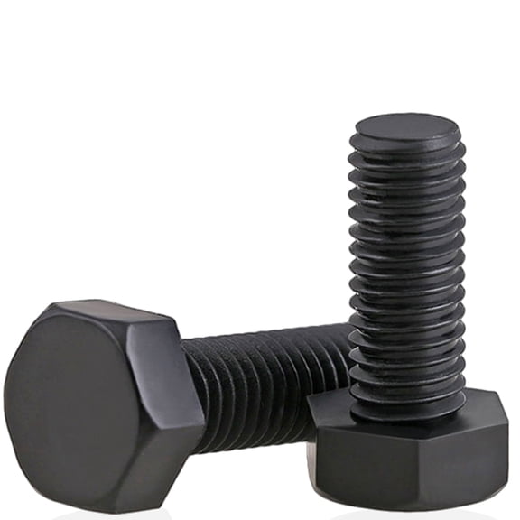 20pcs Black Nylon Outer Hexagon Bolt M6x35mm