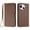 YB04, variant on Leather Wallet Phone Case, 3 Card Slots Flip Folio Cover with Kickstand, Hand Strap, Shockproof Protective Phone Purse Case Compatible with Sharp Aquos R11-Green