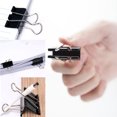 thumbnail image 4 of 96 Pcs Binder Clips Decoarative Black Cute Metal Binder Clips for School Office Home, 4 of 6