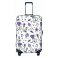 thumbnail image 2 of Goofa Lavender Bicycle Pattern Luggage Covers For Suitcase,Suitcase Cover Protector Fit 18-32 Inch Luggage-Small, 2 of 9