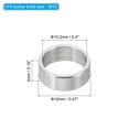 thumbnail image 2 of M10 Stainless Steel Spacers, 5 Pcs Metal Spacer Stainless Steel 10.2mm ID x 12mm OD x 4mm L for 3/8" M10, 2 of 5