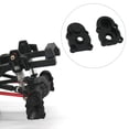 thumbnail image 3 of 2 piezas de repuesto para puente de puerta de coche con control remoto a escala 1:24, rueda delantera y trasera para asiento. Negro, 3 of 8