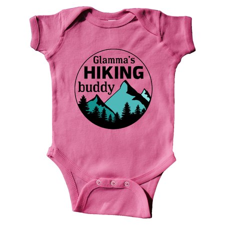 

Inktastic Glamma s Hiking Buddy with Mountains and Trees Gift Baby Boy or Baby Girl Bodysuit