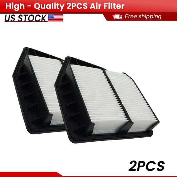 ACB ZONE 2 x Engine Air Filter for Honda Accord 2008-2012 Crosstour 2012-2015 2.4L Irregular, OEM Engine Air Filter (CA10467)