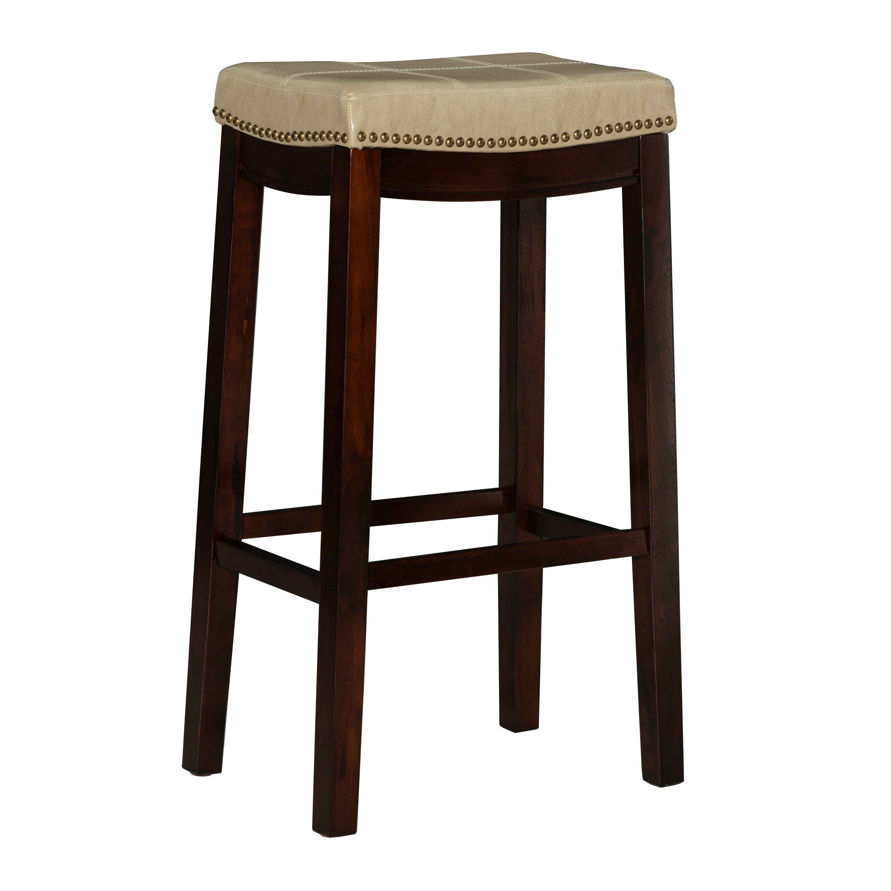 Linon Cessford Backless Wood Bar Stool, 32 Seat Jordan Ubuy
