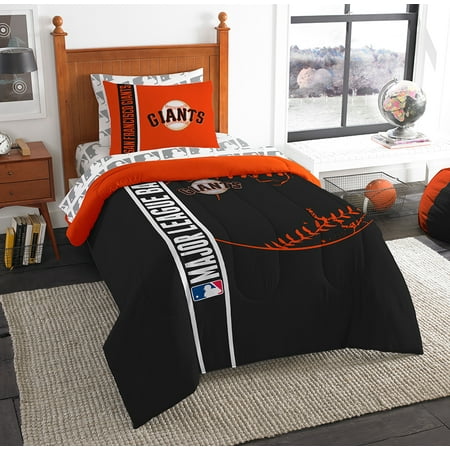 San Francisco Giants MLB Twin Comforter Bed in a Bag (Soft & Cozy ...