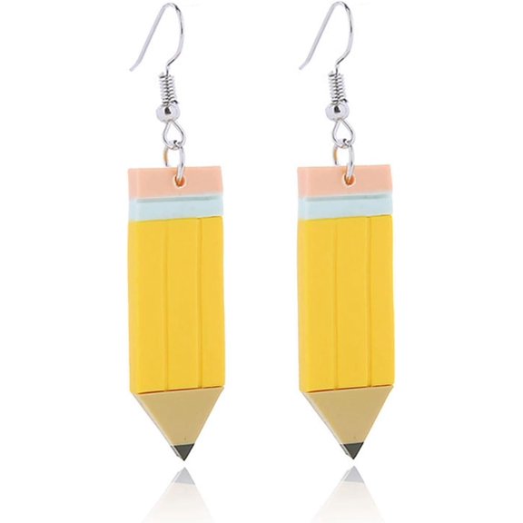 Pencil Earrings - Handmade Polymer Clay Back to School Teacher Earrings