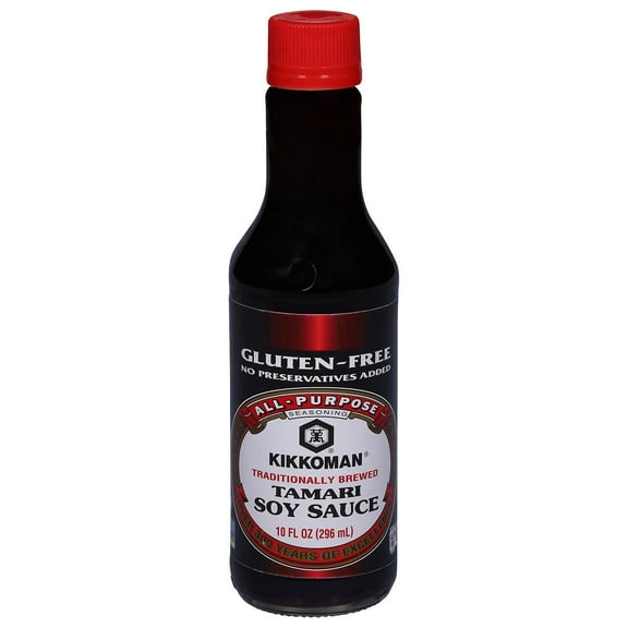 Pack of 4 Kikkoman Gluten-Free Tamari Soy Sauce - 10 oz - Package may vary