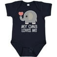 thumbnail image 3 of Inktastic My Oma Loves Me Grandchild Boys or Girls Baby Bodysuit, 3 of 5