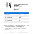 thumbnail image 2 of Front Strut Coil Spring Control Arm Tie Rod Kit - Compatible with 2004 - 2009 Nissan Quest 2005 2006 2007 2008, 2 of 2