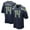 #14 Darnold, variant on Men's Replica Classic Jersey#14 Darnold Tshirt Sports Game Tee Navy-L