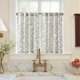 thumbnail image 5 of Cortinas para Ventanas Jinchan de Lino Floral 36 cm Cocina 2 Paneles, 5 of 9