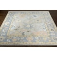 thumbnail image 2 of Hauteloom Greenwith Wool Living Room, Bedroom Area Rug - Traditional - Denim, Peach, Blush - 2' x 3', 2 of 7