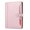 Pink, variant on TECH CIRCLE for iPad Mini 8.3" (A17 Pro), iPad Mini 6 8.3" (6th Gen) Smart Folio Case, Auto Sleep Wake, Built-in Stand, Pencil Holder, Card Slots, Cash Slots, Classic PU Leather Flip Cover, Brown